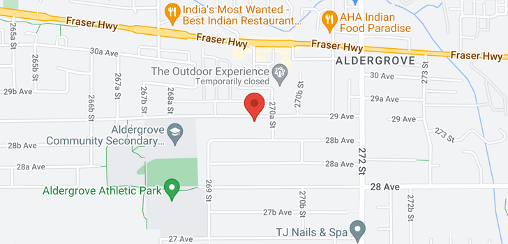 map of 26980 29 AVENUE